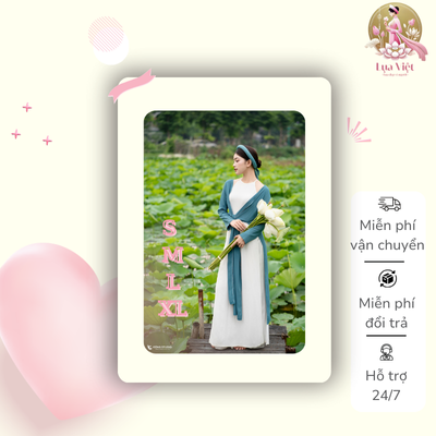 phối đồ với áo dài tứ thân
