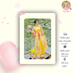 Áo tứ thân Bích Động - Hoa Cúc