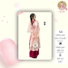Áo dài cách tân chất voan tơ 4 tà tay loe