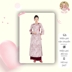 Áo dài Gấm Vai Bồng