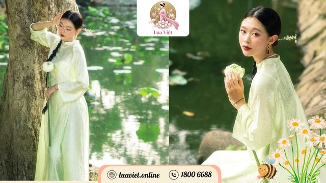 Vẻ đẹp người phụ nữ Việt trong tà áo dài.