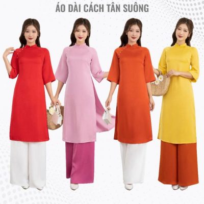 áo dài cách tân dáng suông