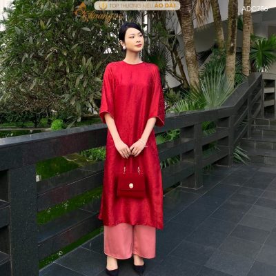 Áo dài cách tân dáng suông